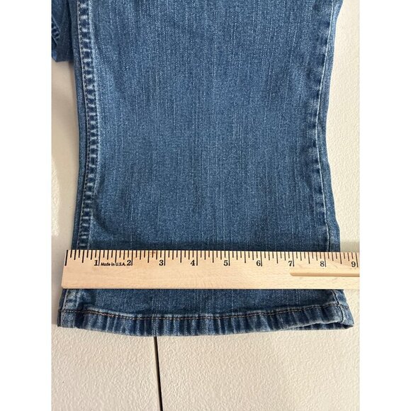 Levi Signature Jeans Womens Mid Rise Bootcut Size 10 Long Blue Denim - Picture 10 of 10